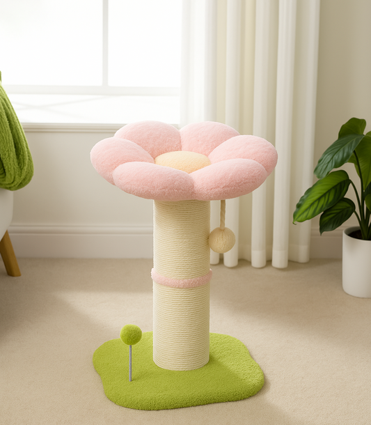 Arbre à Chat Fleur Rose